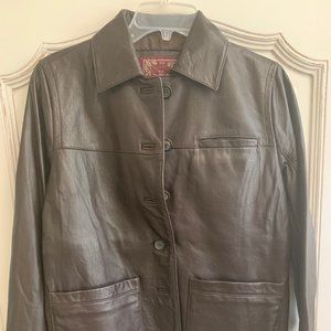 Territory Ahead Black Leather Jacket - New